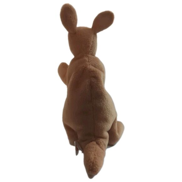 TY "POUCH" Kangaroo & Baby  Joey 1996 BEANIE BABIES PLUSH stuffed Toy Style 4161 - Picture 5 of 11